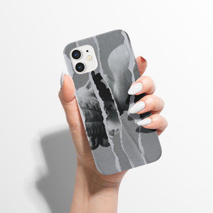 B&W Woman Collage iPhone Case