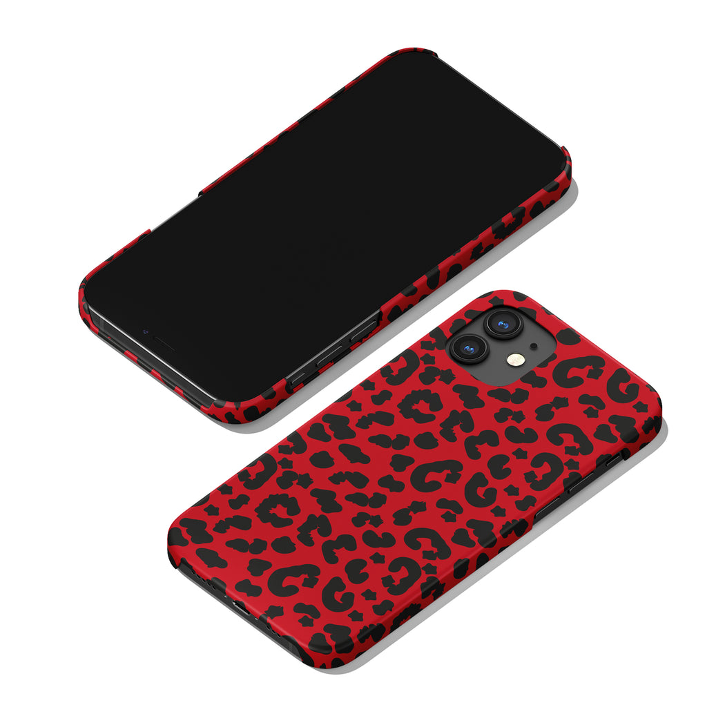 Red Pin Up Pattern iPhone Case