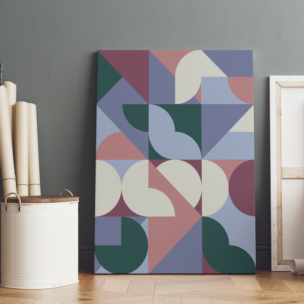 Geometric Modern Composition Canvas Print