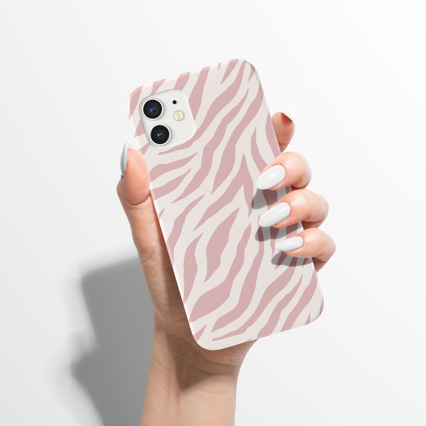 Pink Pastel Zebra iPhone Case