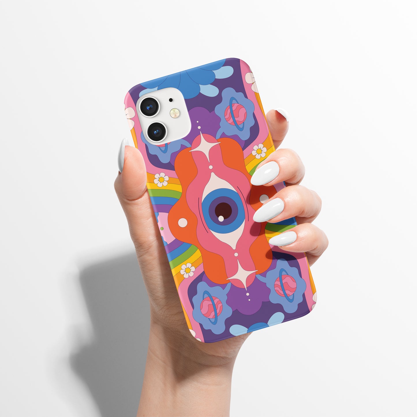 Psychodelic 70s Eye iPhone Case