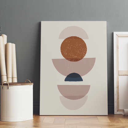 Boho Geometric Modern Canvas Print