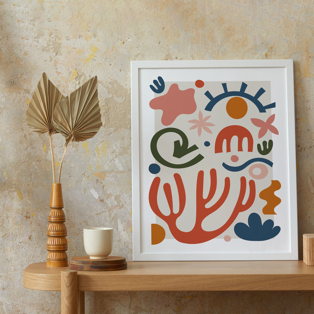 Abstract Shapes Poster