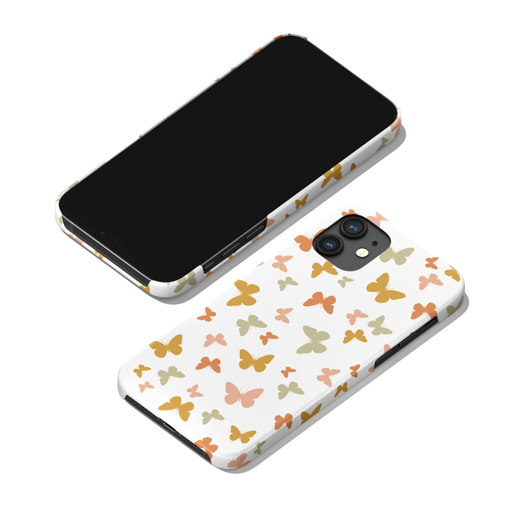 Boho Butterflies Pattern iPhone Case