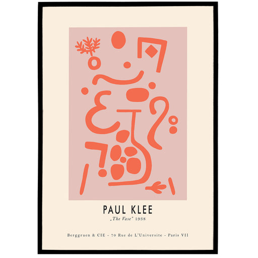 P. Klee The Vase Poster