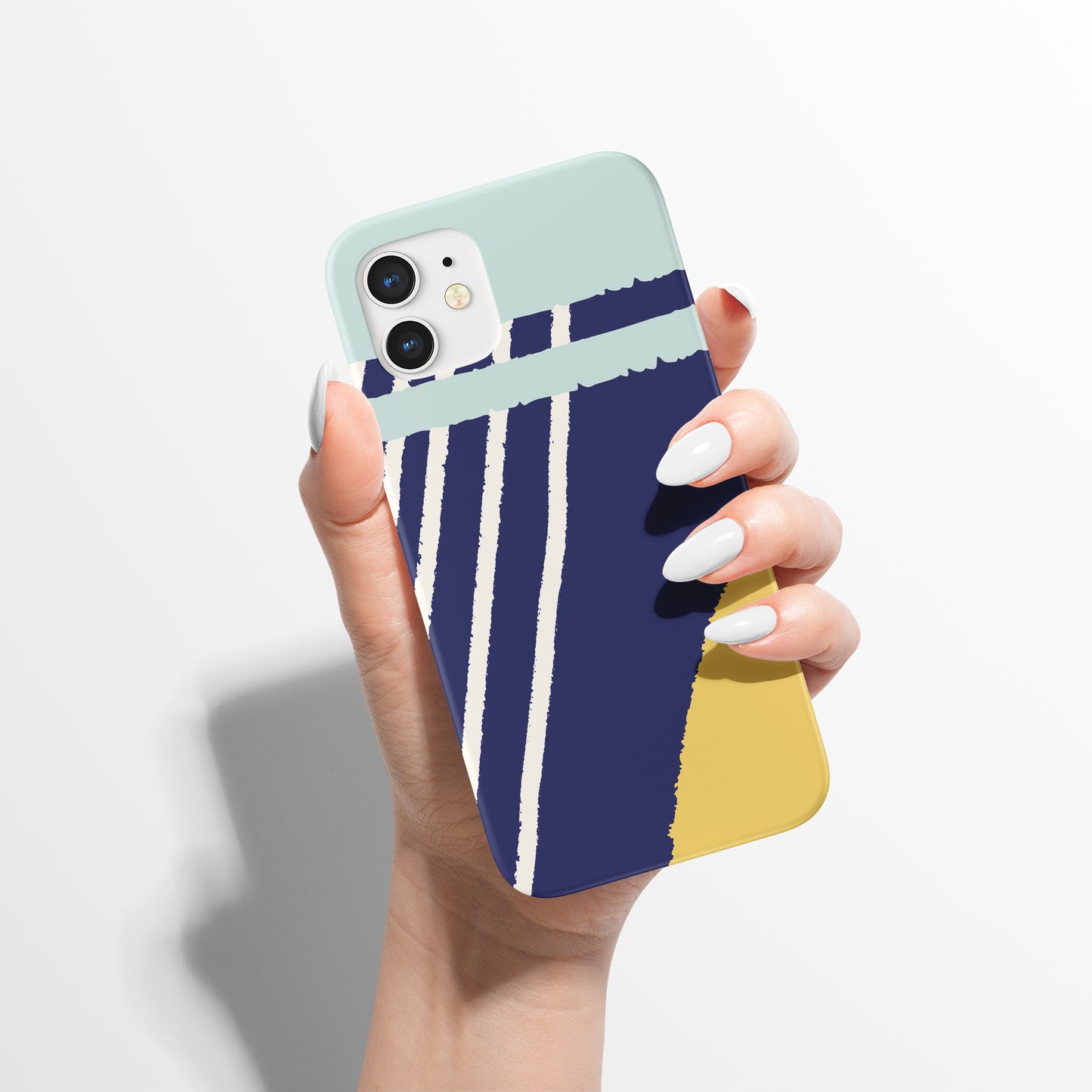 Blue Modern Beach iPhone Case