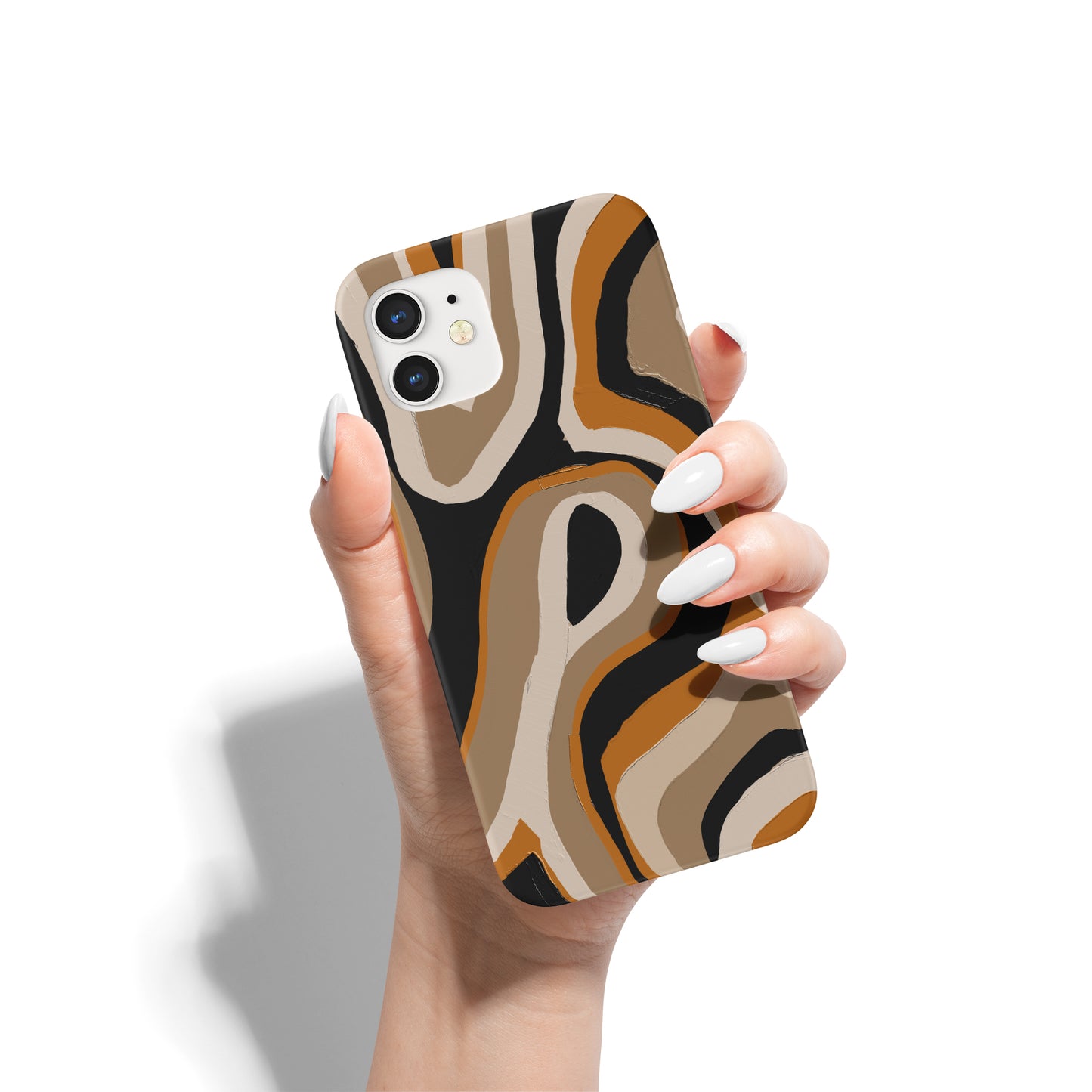Painted Neutral Pattern iPhone Case