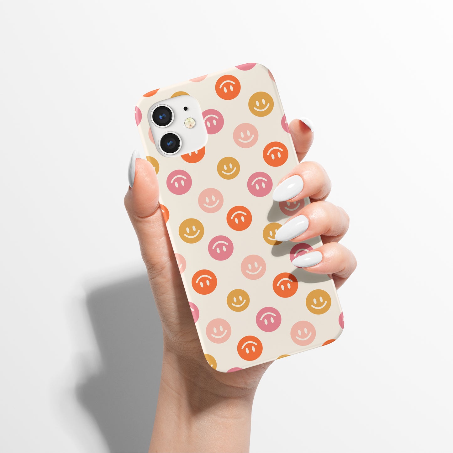 Smiling Faces Pattern iPhone Case