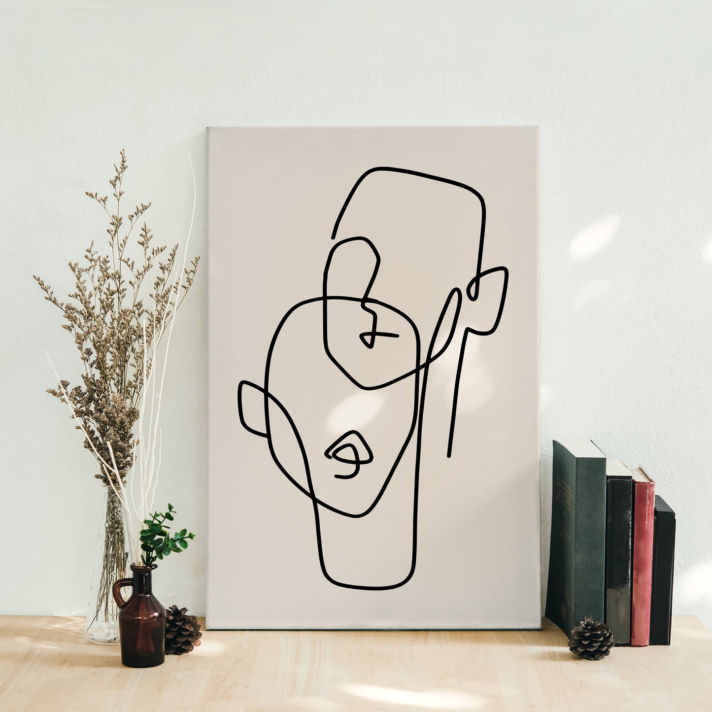 Picasso Line Art Minimalist Canvas