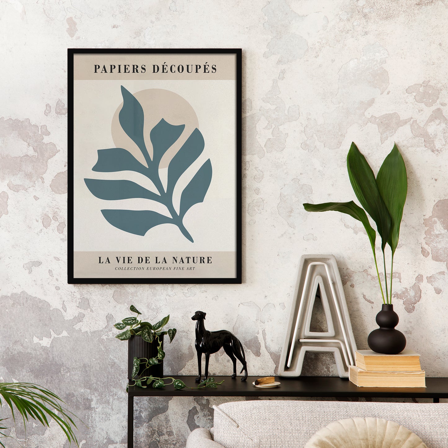 Neutral Living Room Art Print