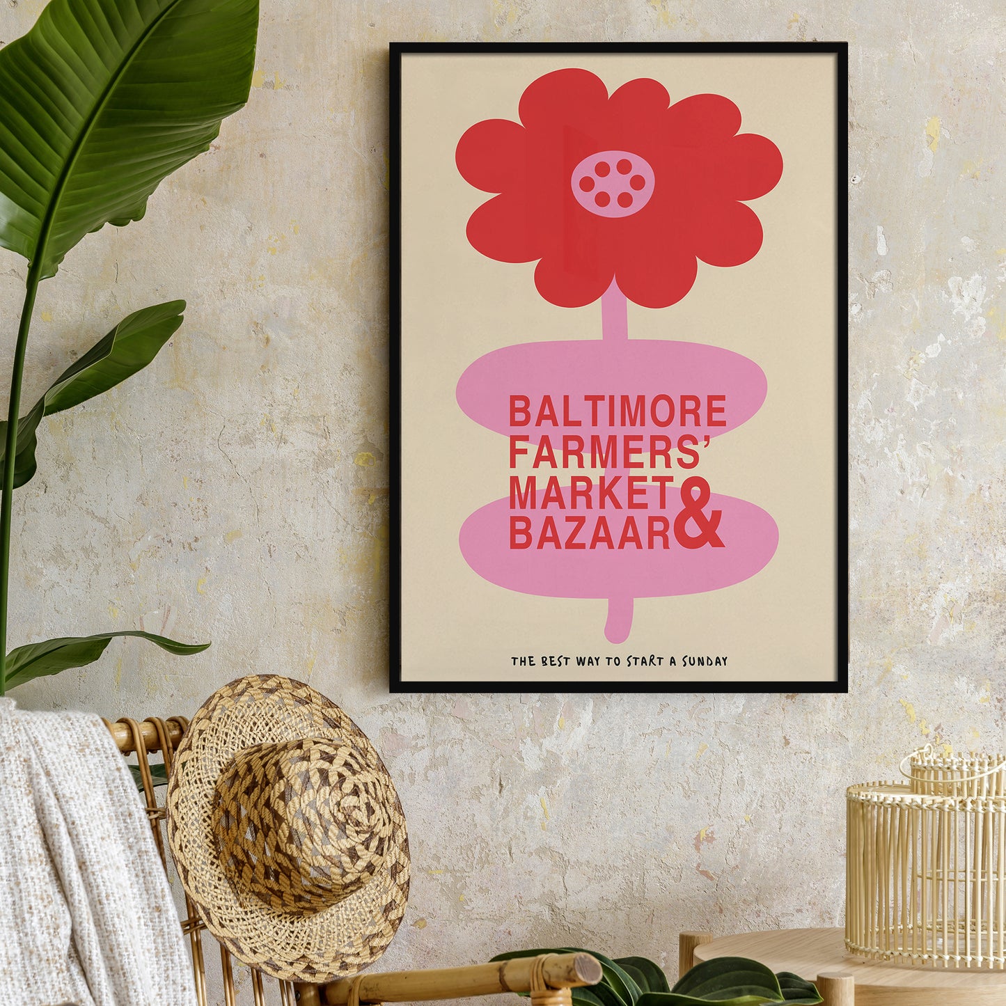 Baltimore Farmers Market & Bazaar Poster