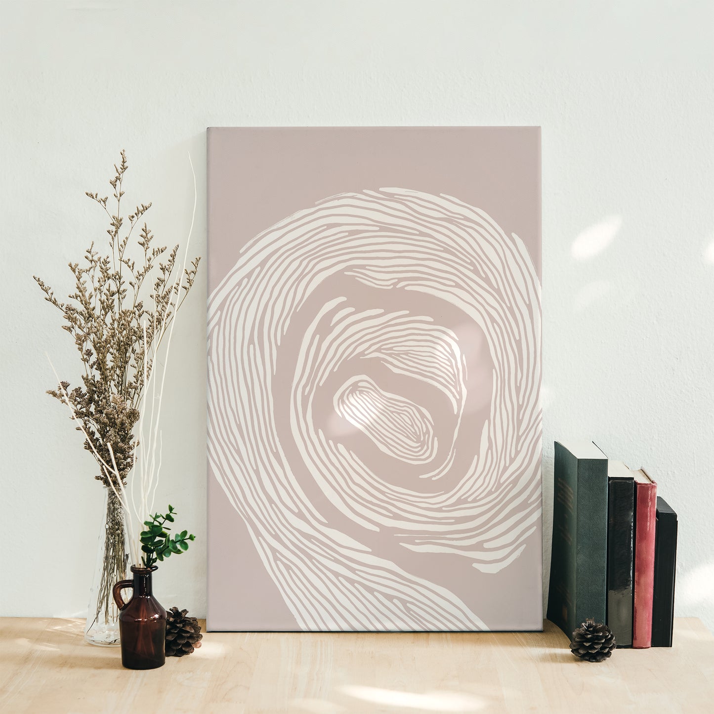 Nordic Modern Pink Canvas Print