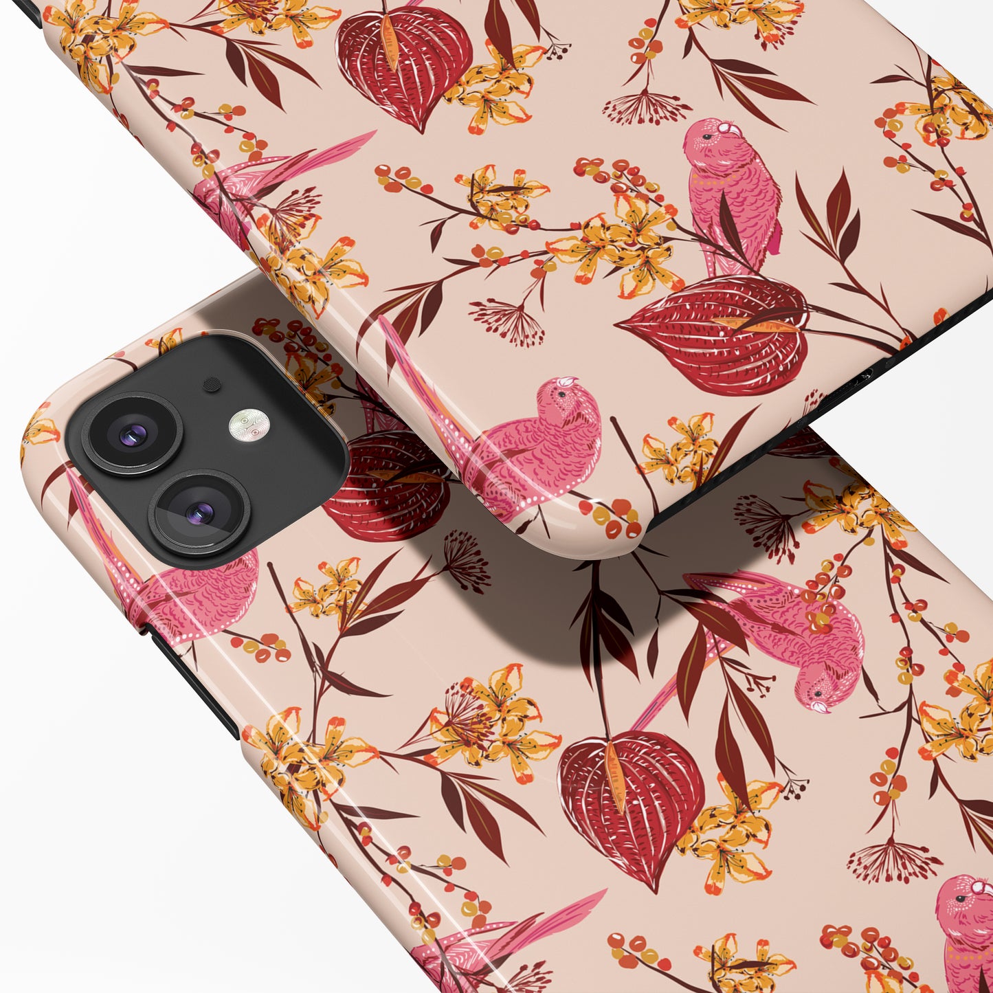 Bird of Paradise Pattern iPhone Case