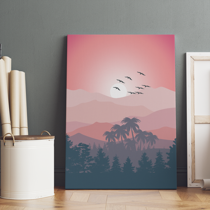 Beautiful Magic Landscape Canvas Print