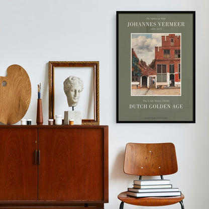 J. Vermeer, The Little Street Poster