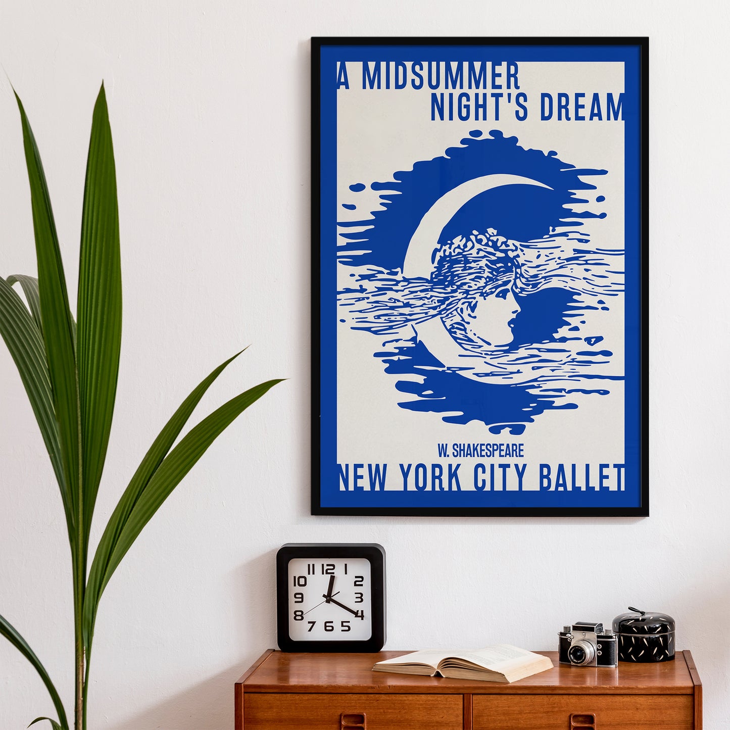 New York City Ballet Blue Poster