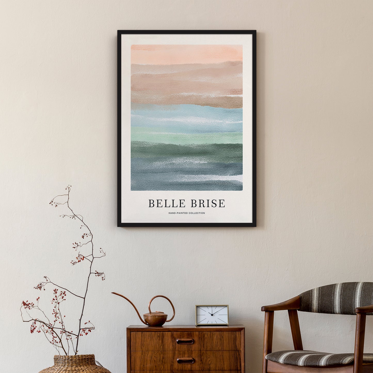 Belle Brise Abstract Modern Poster