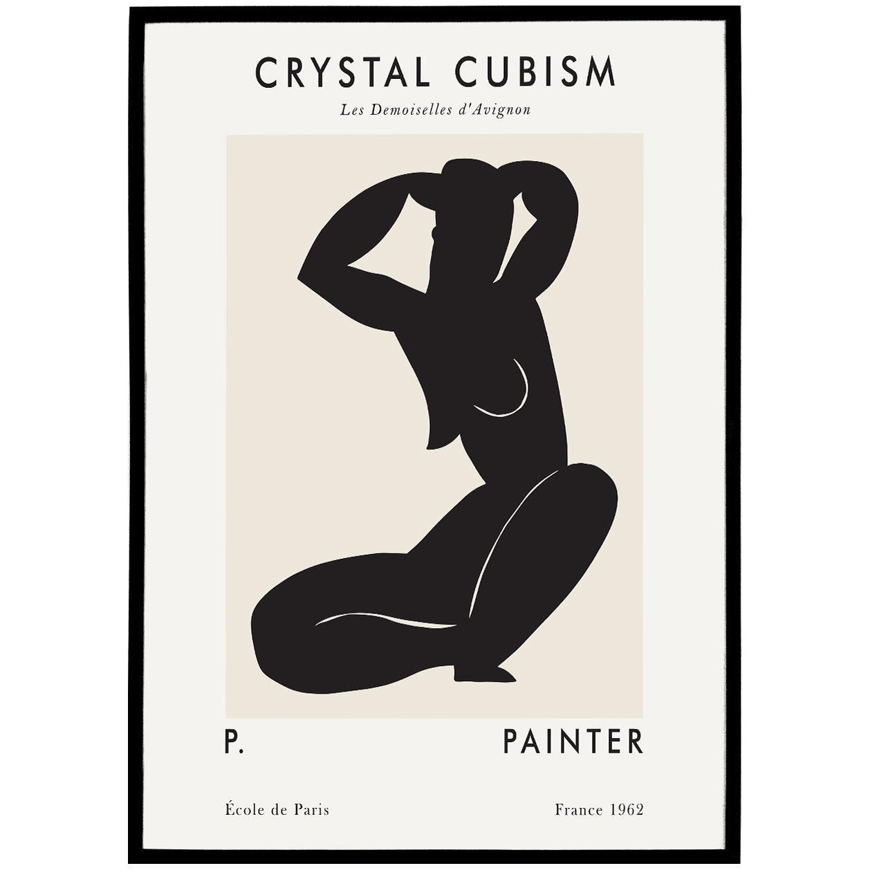Cubism Woman Print