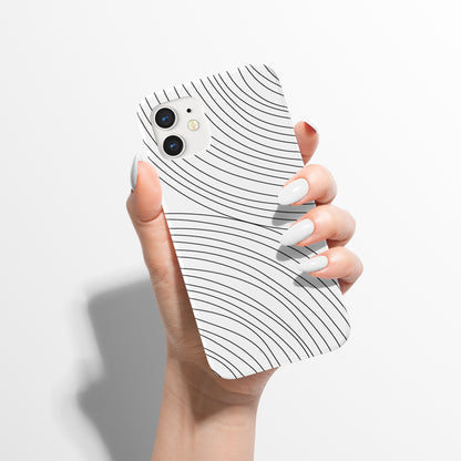 Black&White Minimalist iPhone Case