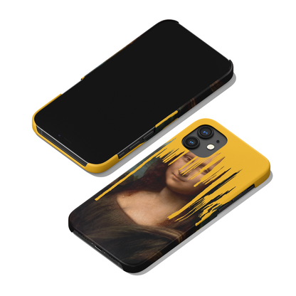 Funny Eclectic Mona Lisa iPhone Case