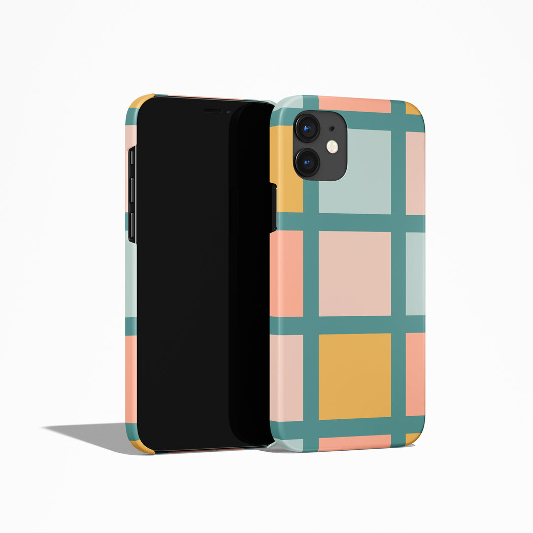 Bauhaus Checkered iPhone Case