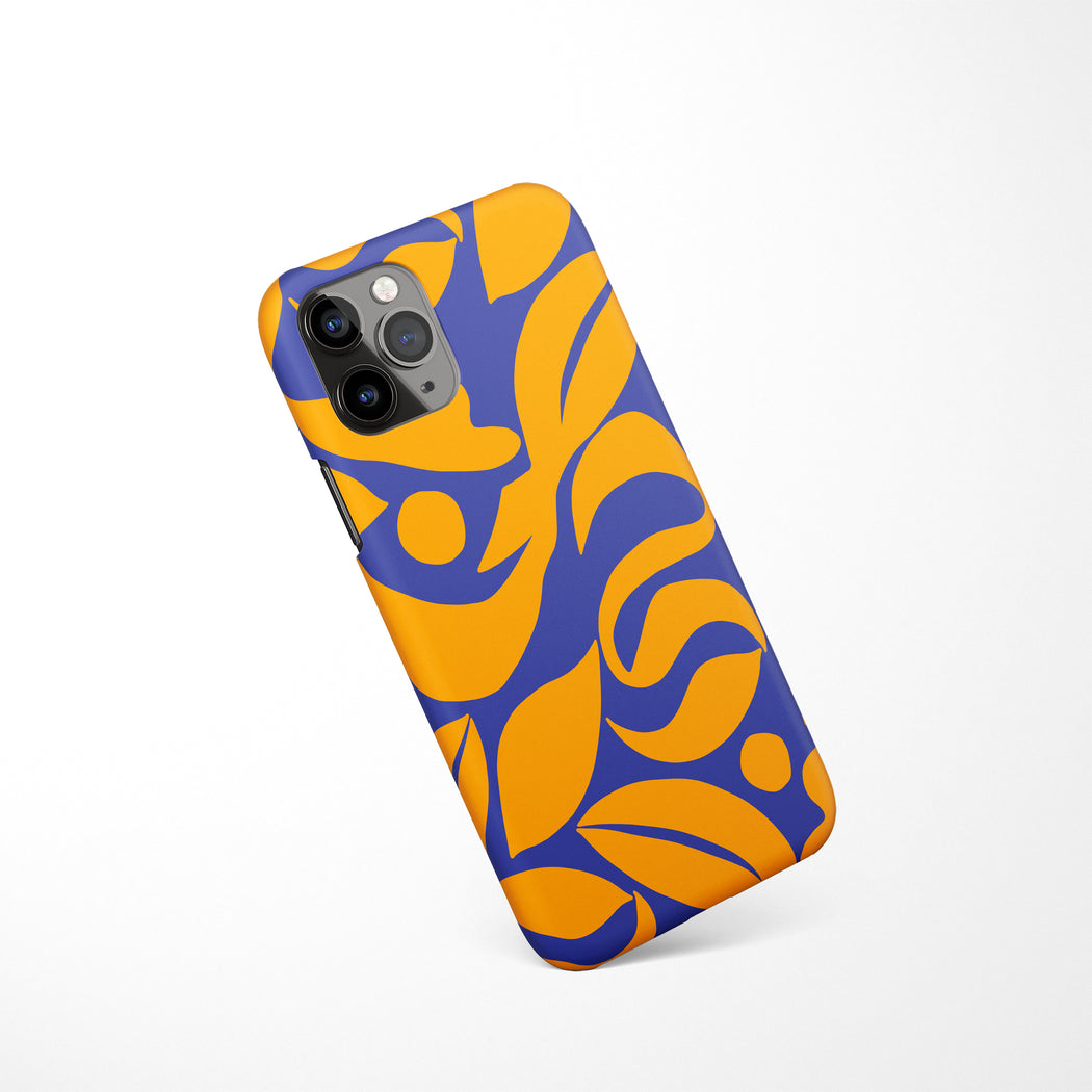 Blue and Orange iPhone Case