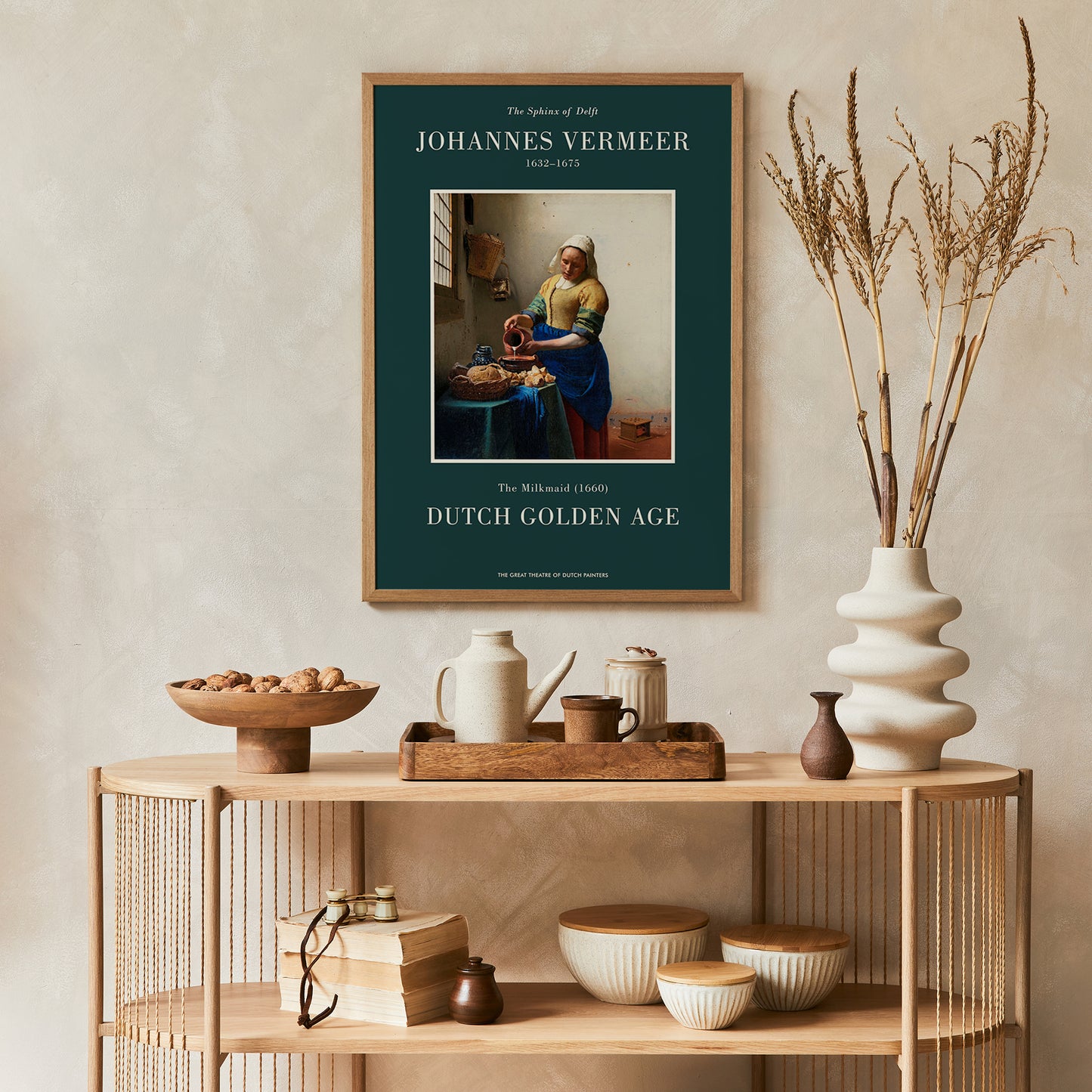 Johannes Vermeer, Dutch Golden Age Poster