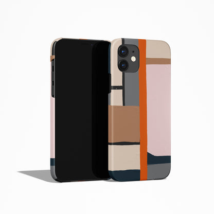 Painted Color Blocks Art iPhone Case