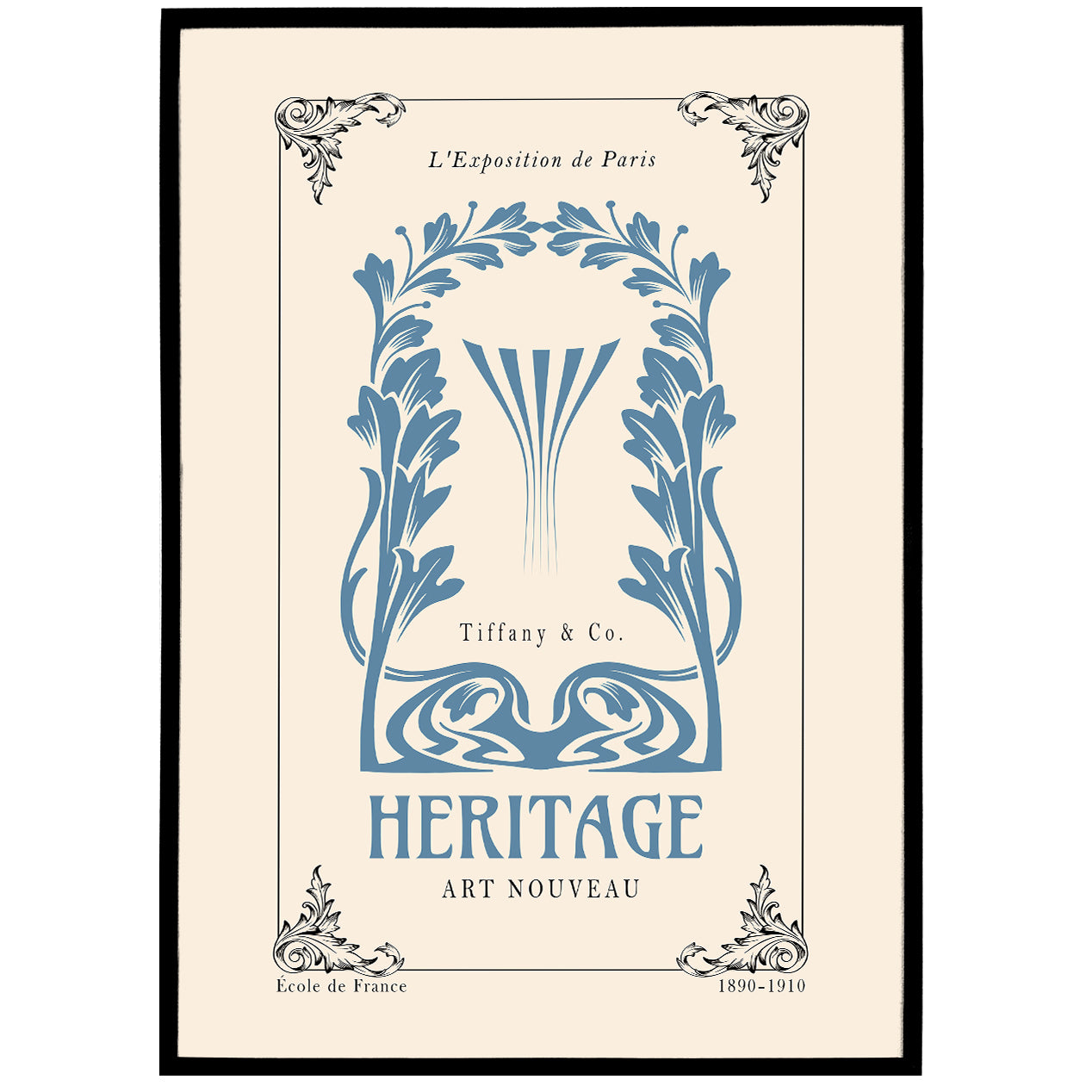 Heritage Art Nouveau Poster
