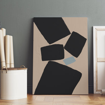 Modern Geometric Blocks Canvas Print