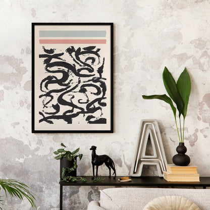 Abstract Scandinavian Art Print