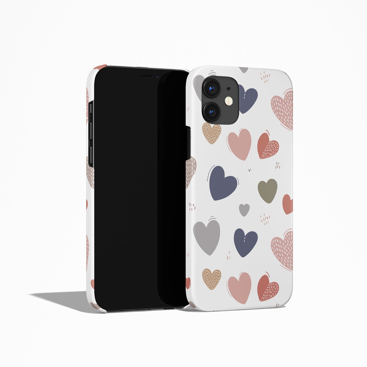 Boho Chic Hearts iPhone Case