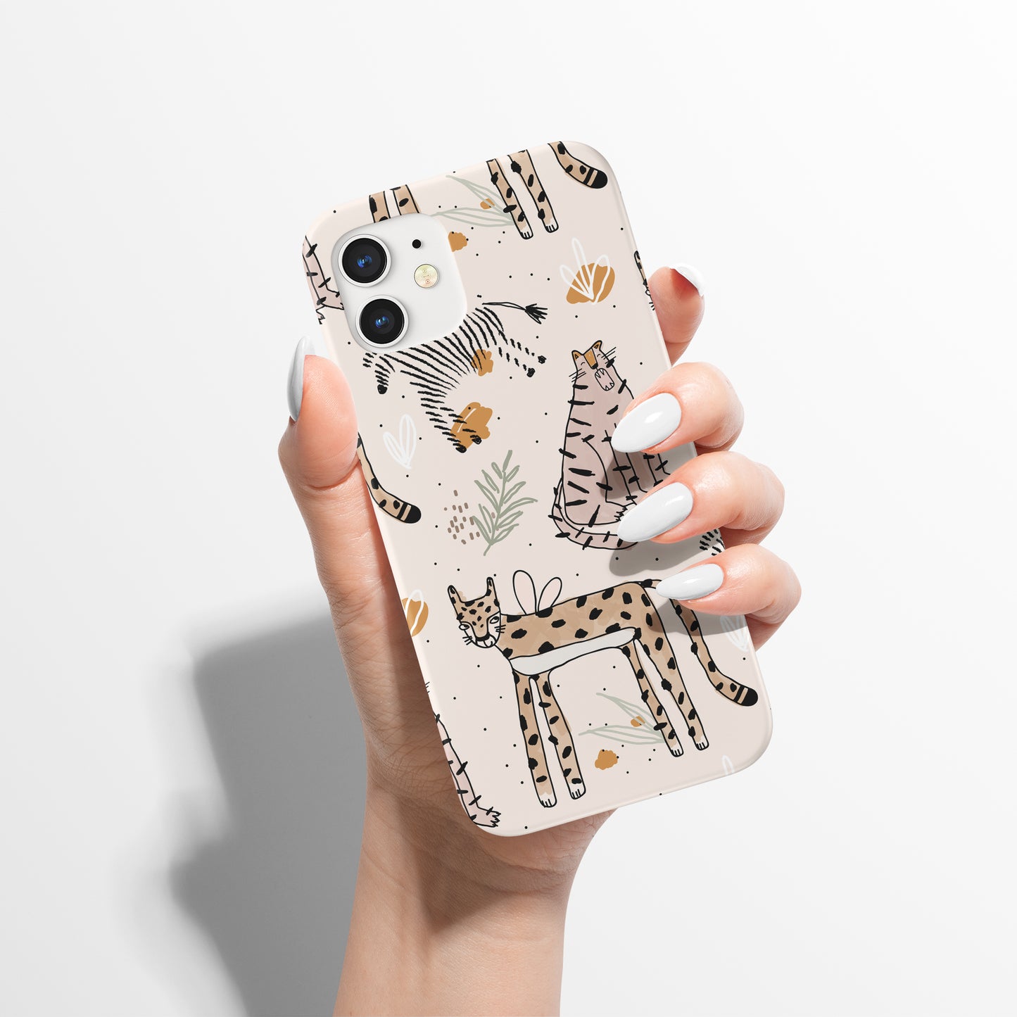 Boho Cute Leopard iPhone Case