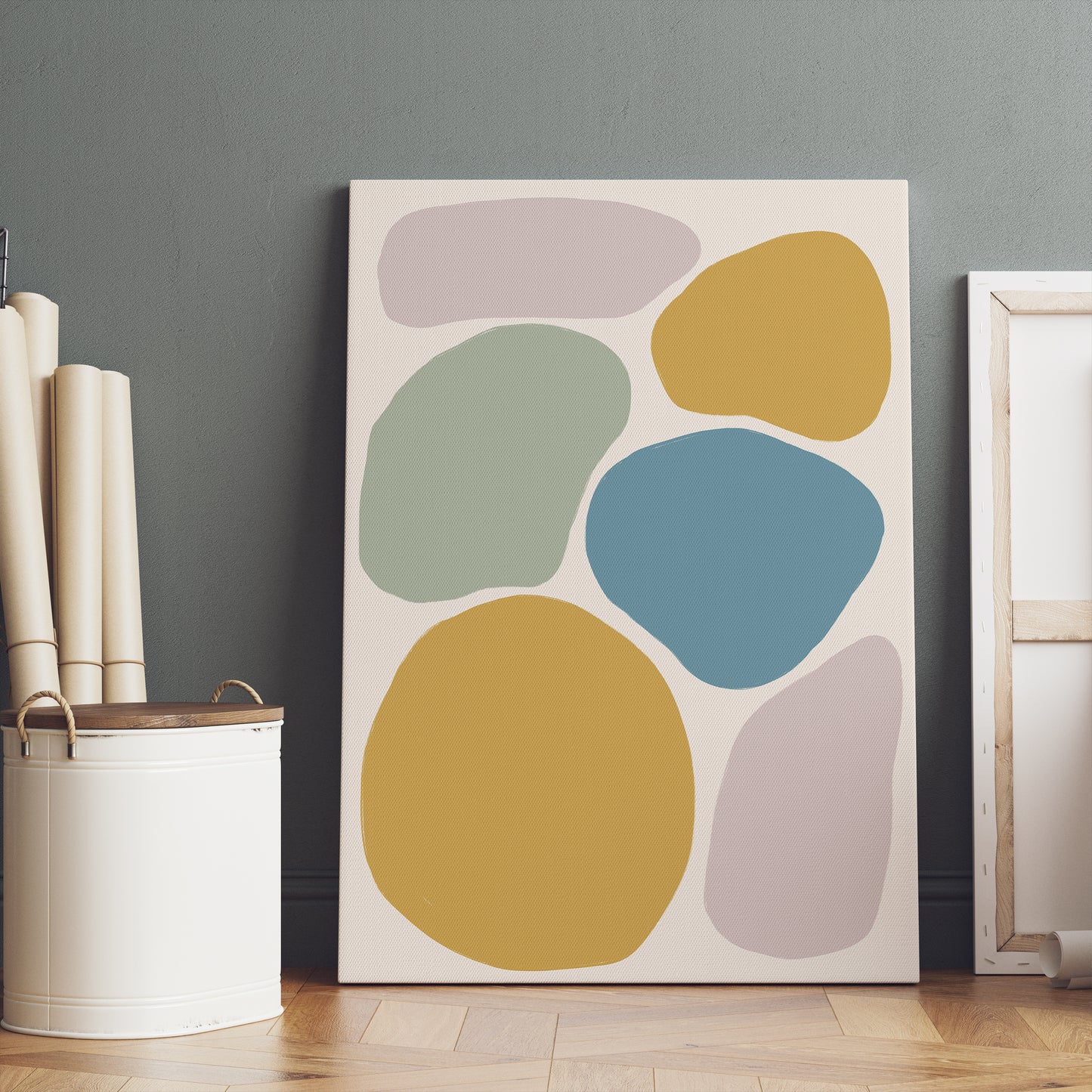 Modern Colorful Minimalist Canvas Print