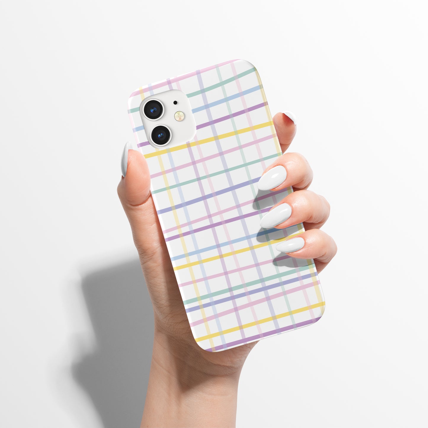 White Pastel iPhone Case