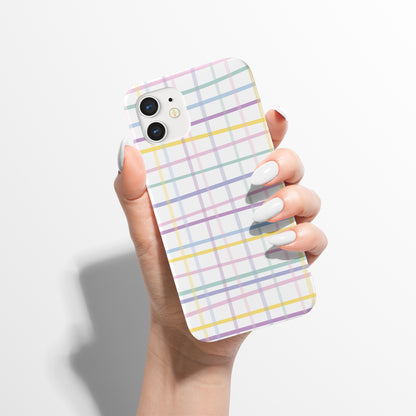 White Pastel iPhone Case