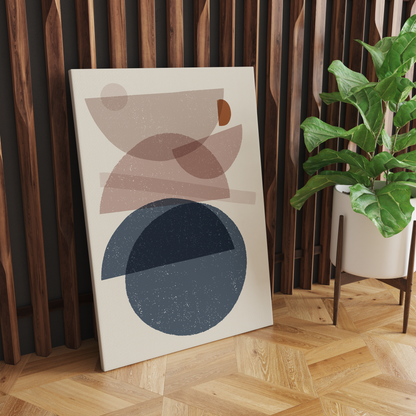 Classic Modern Geometric Canvas Print