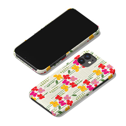 Farmhouse Meadow Pattern iPhone Case