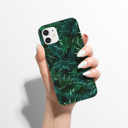 Green Tropical Jungle iPhone Case