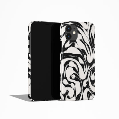 Black&White Abstract Art iPhone Case