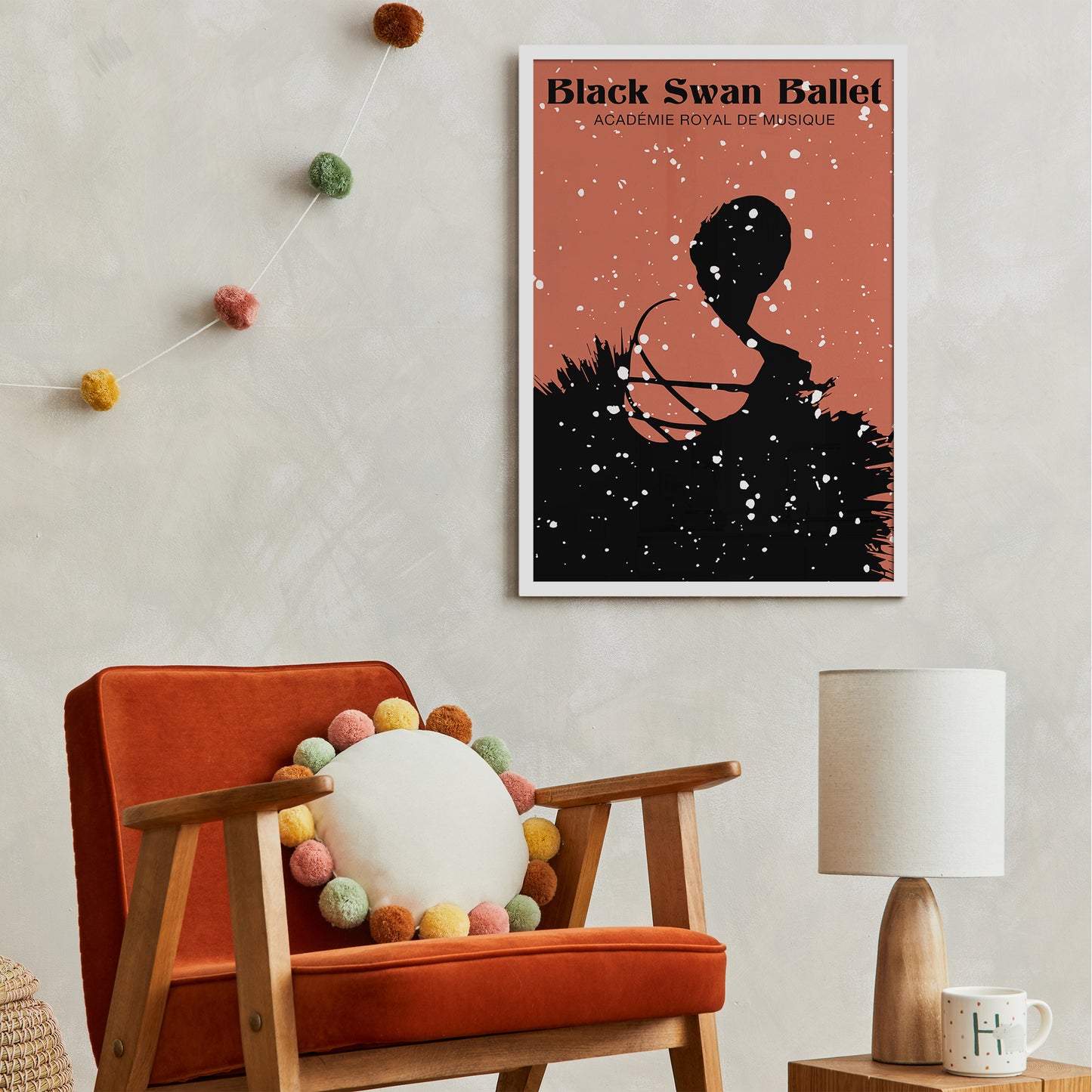 Black Swan Ballet Poster