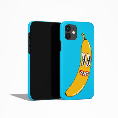 Crazy Banana Blue iPhone Case