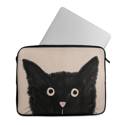 Funny Black Cat MacBook Sleeve