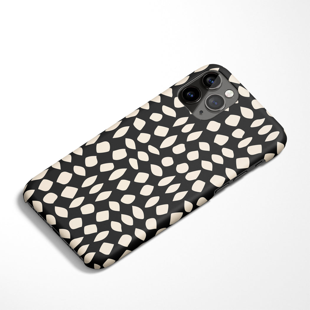 Abstract Black iPhone Case