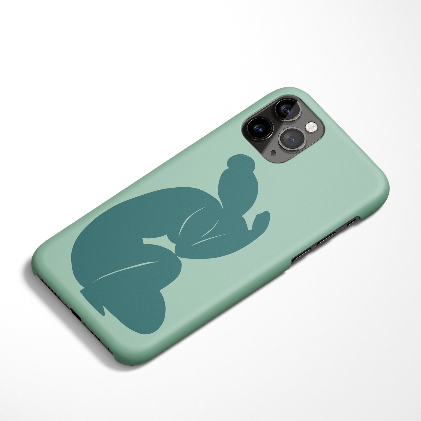iPhone Case with Cut-Out Woman Print