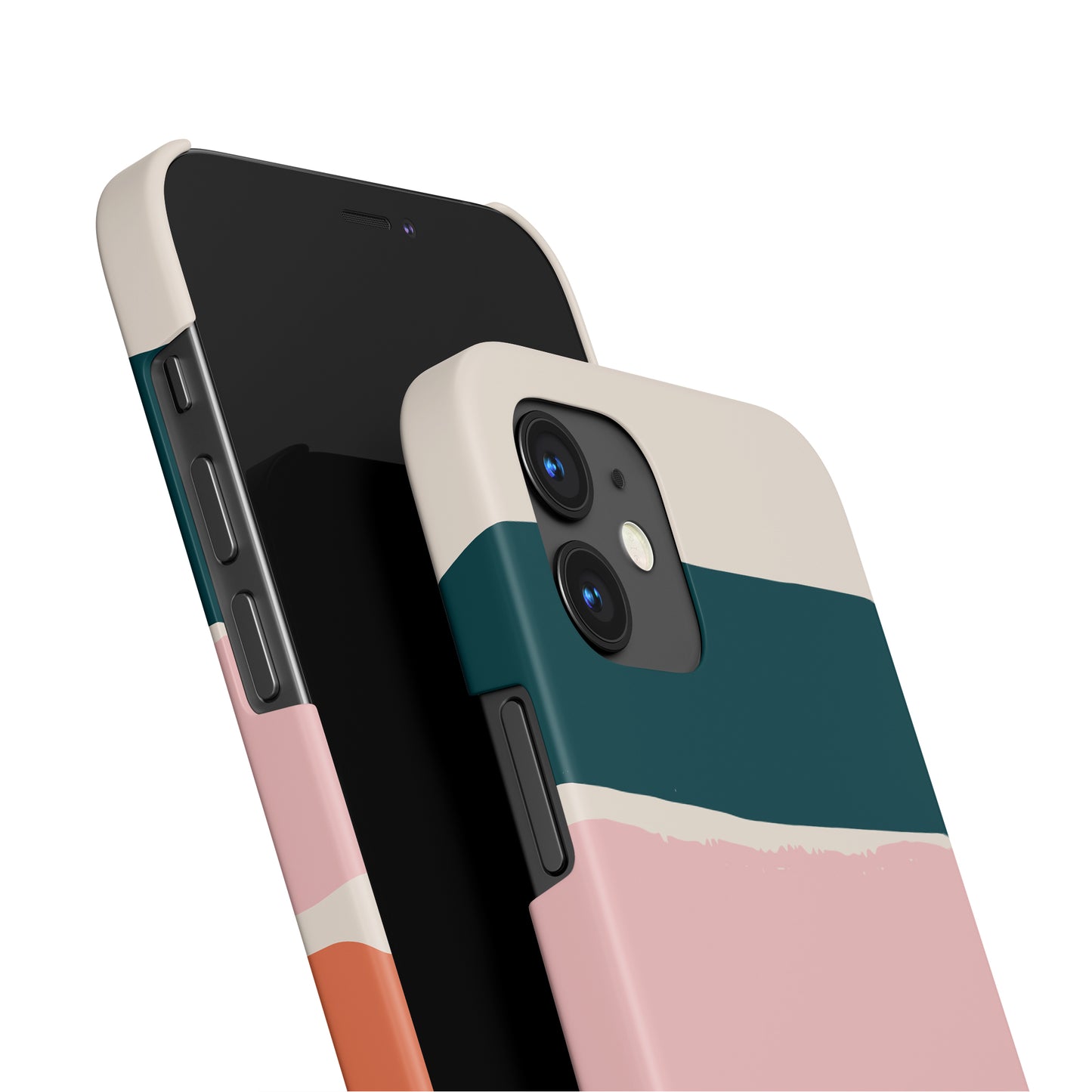 Modern Colorblocks Scenery  iPhone Case