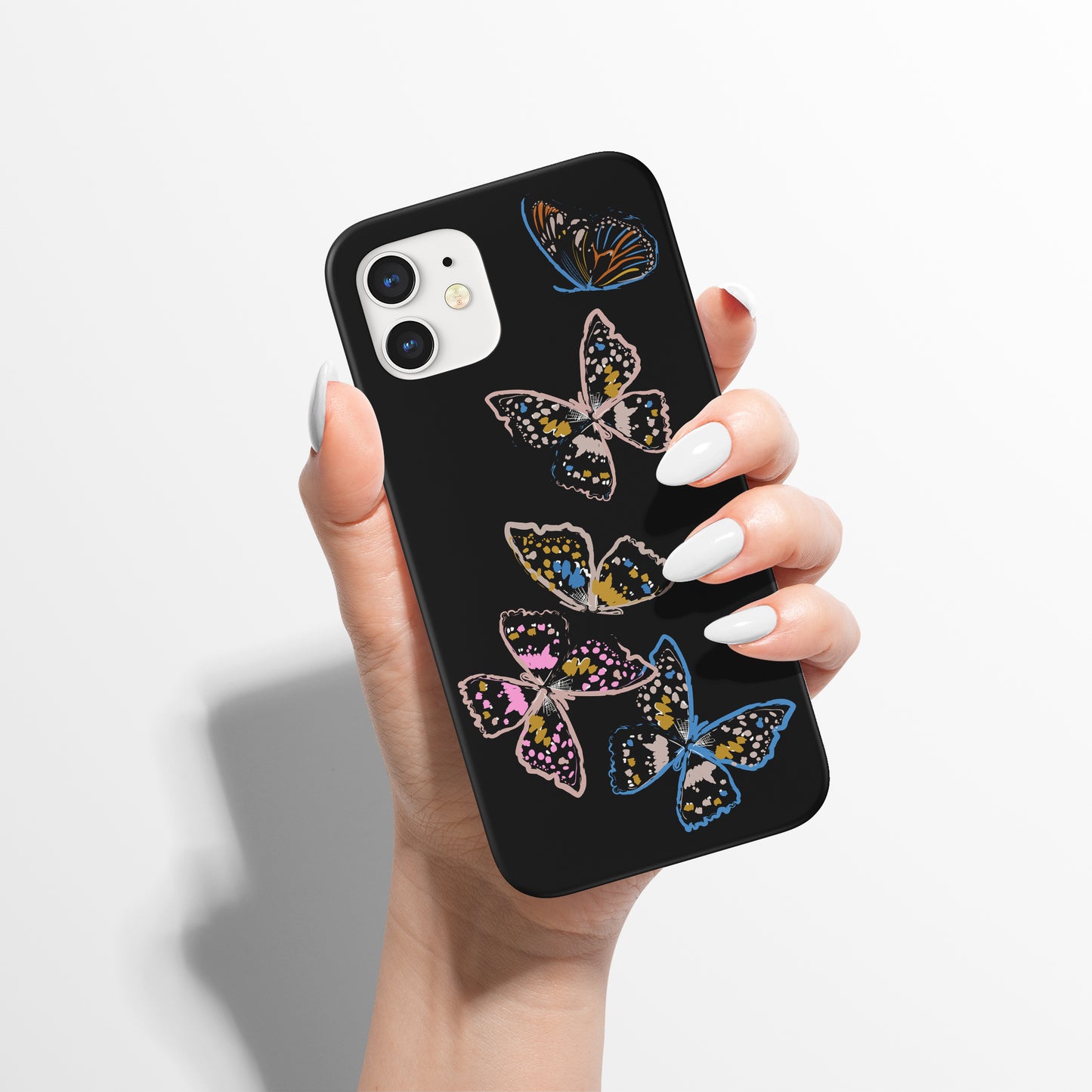 Black Butterflies iPhone Case