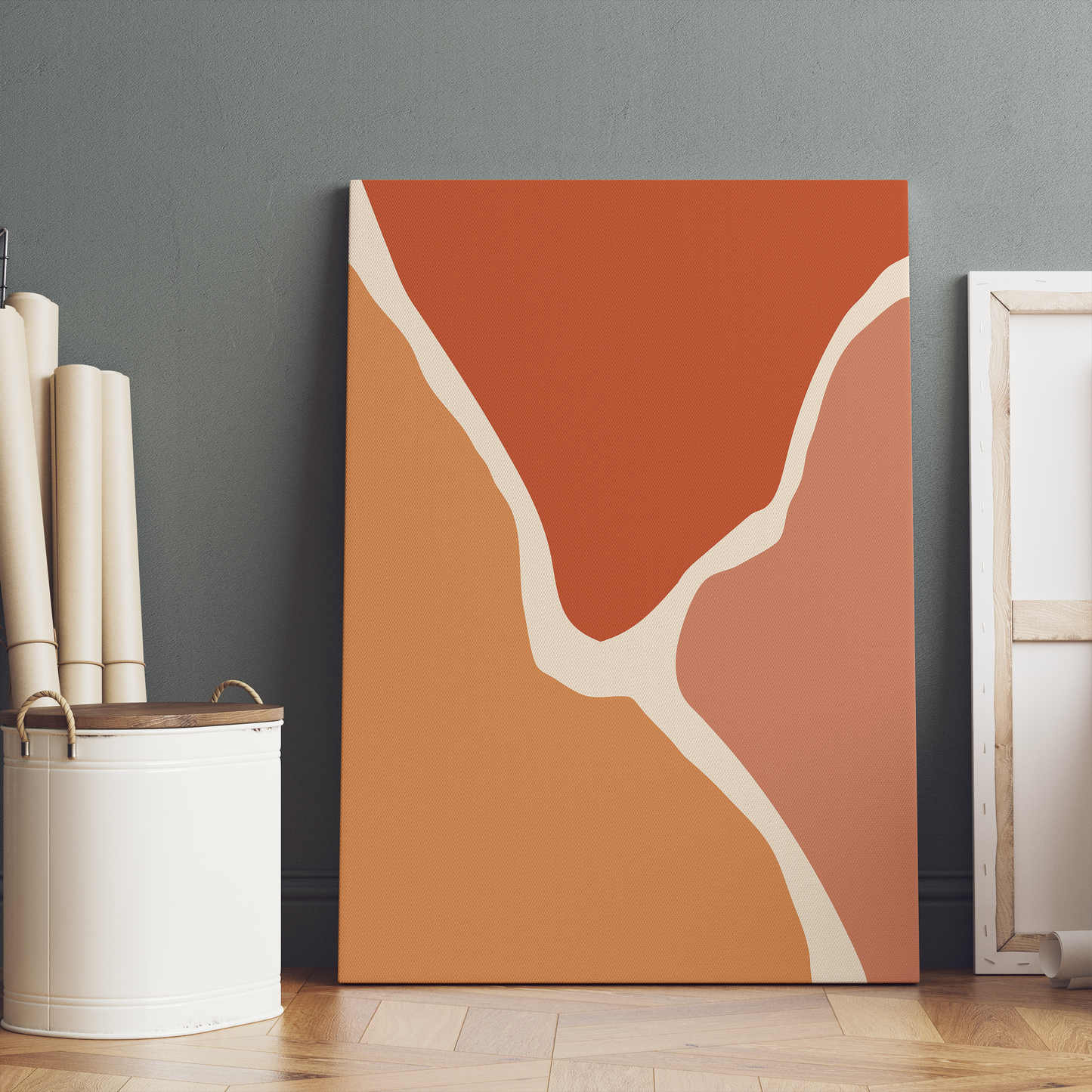 Bohemian Abstract Wall Art Canvas Print