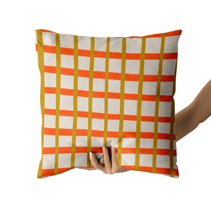 Retro Mid Century Modern Throw Pillow