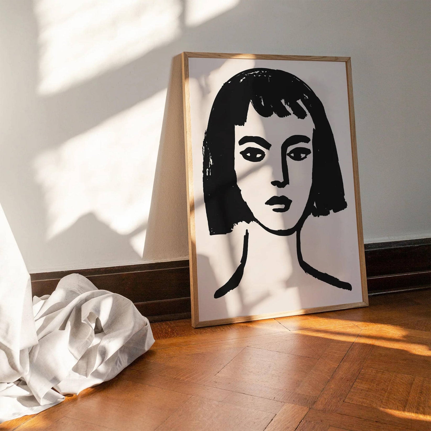 Portrait of a Lady Black Ink Poster HypeSheriff